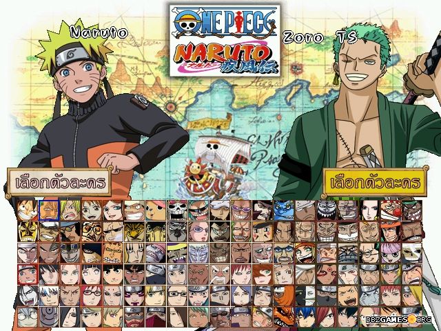  Chơi Game One Piece vs Naruto 4.0 - Game Naruto 4.0 Online